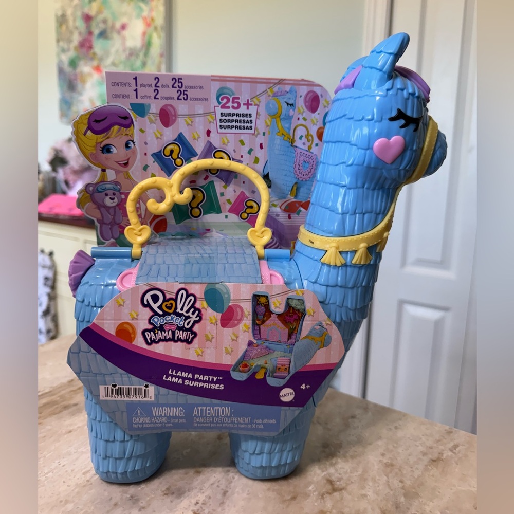 Polly Pocket Llama Surprise Playset - Blue